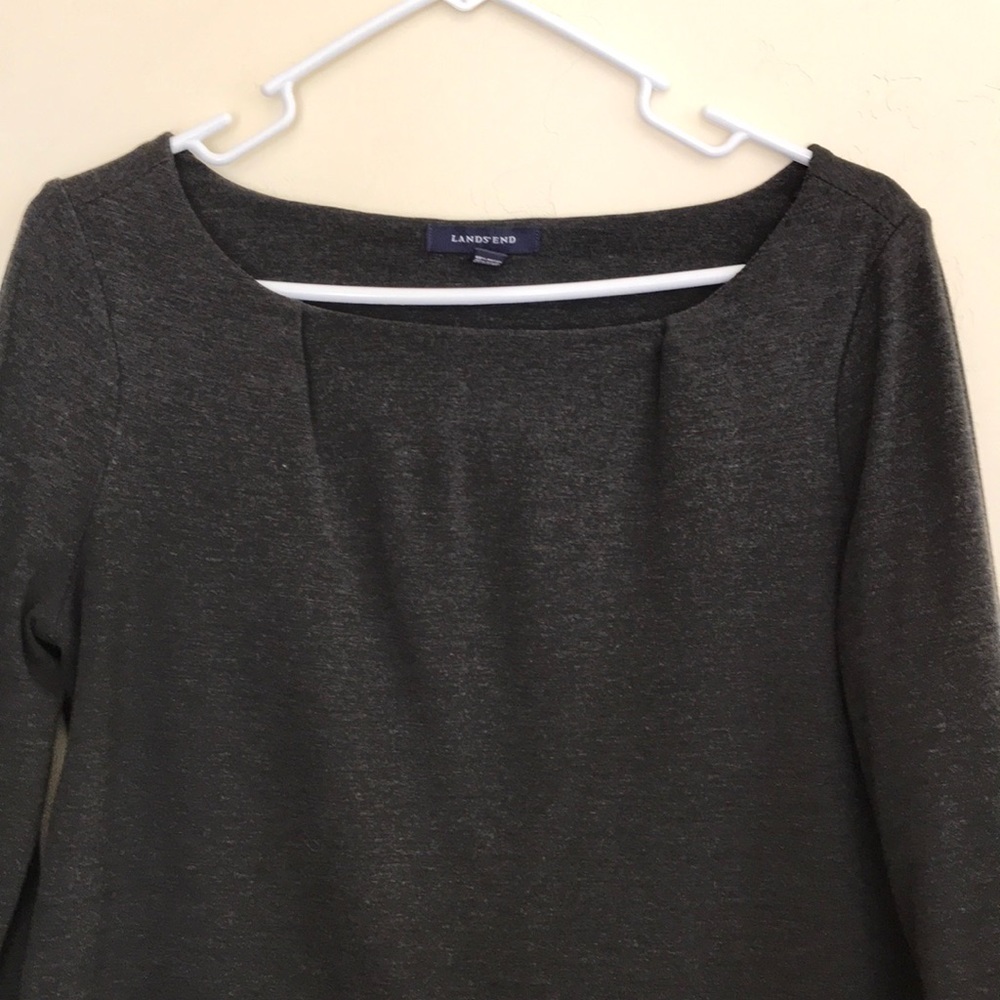 Lands' End Black Dress